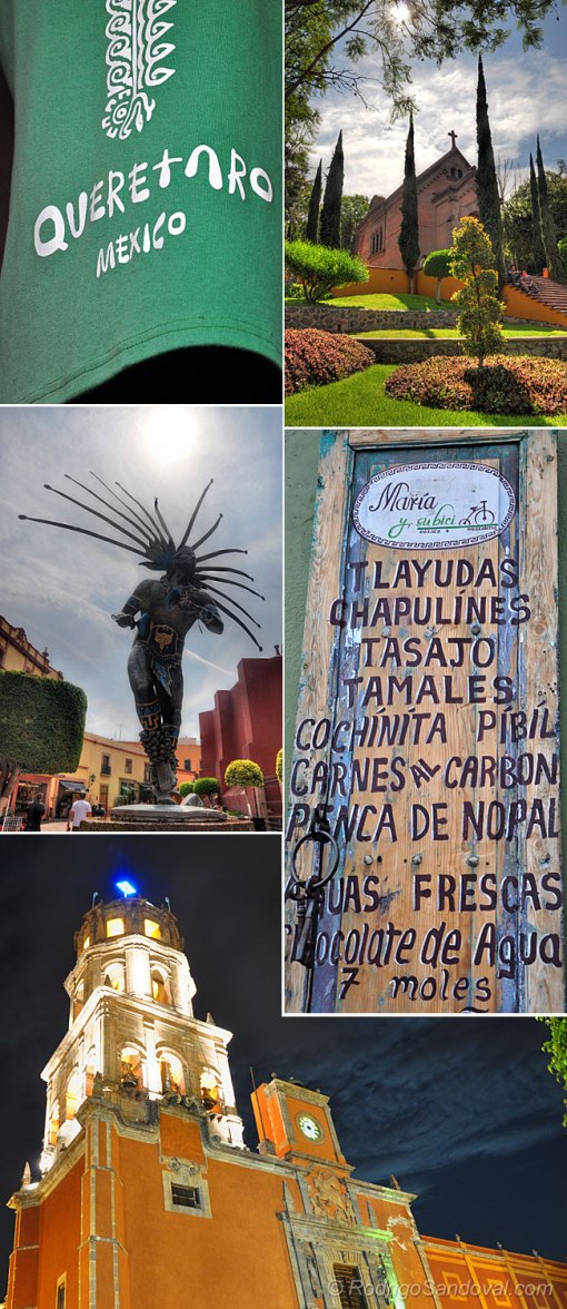 Diversas postales de Querétaro, México
